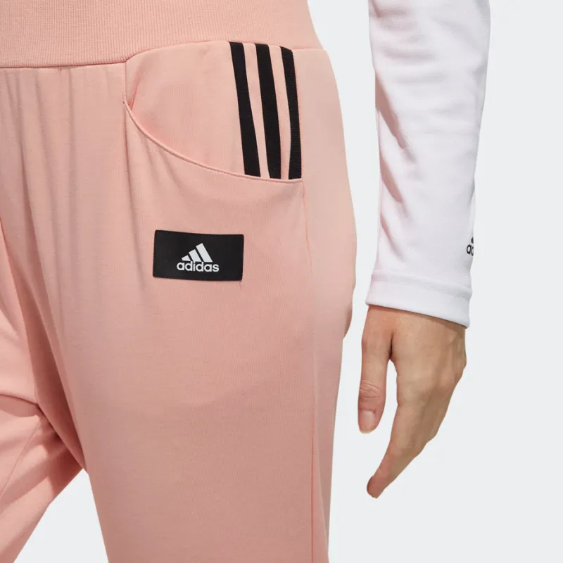 Adidas Sports Pants Women's Pink/Black Color-4