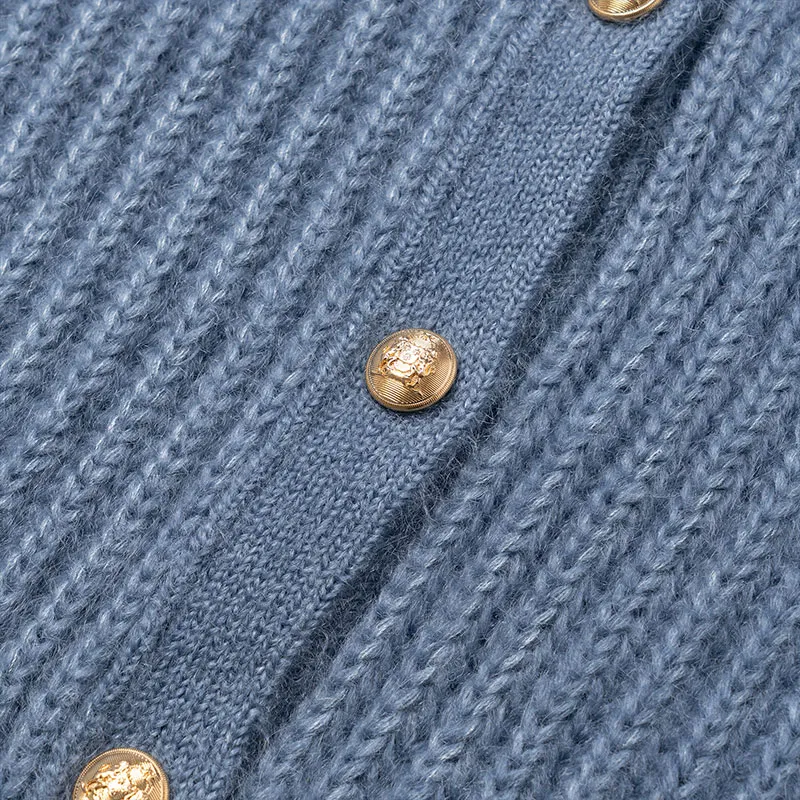 CELINE SS22 Sweater Women's Steel Cyan-5