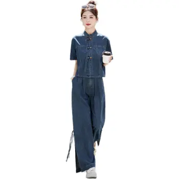 Fele.d Casual Suit Women's Denim