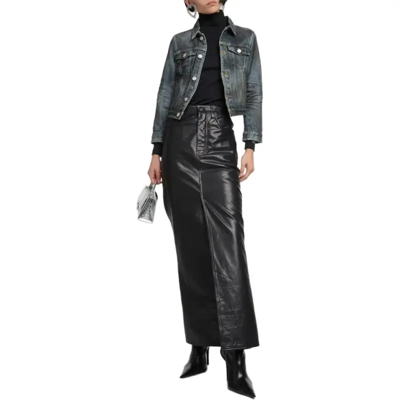 Balenciaga SS23 Denim Jacket Small Size Fit Women's Blue-2