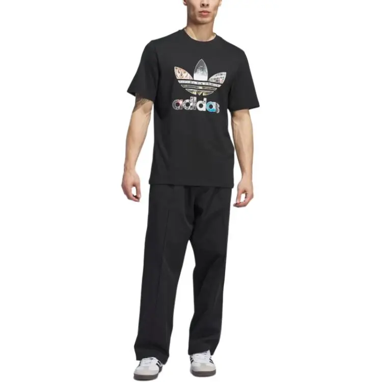 Adidas Dill Trefoil Photo T Shirt-2