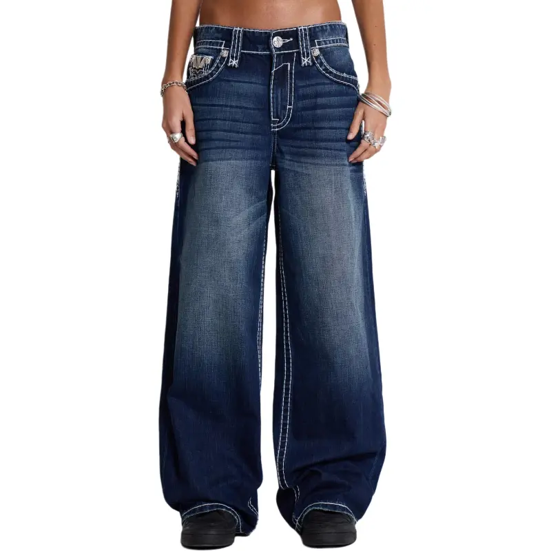 Jaded London x Rock Reviva River Colossus Jeans Jeans Men's Medium Blue-1