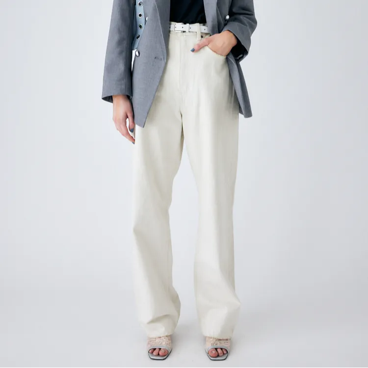 MOUSSY Jeans Women's 010 White-3