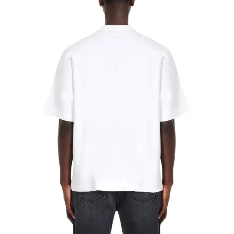 Off Logo Embroidered Crewneck T Shirt-3