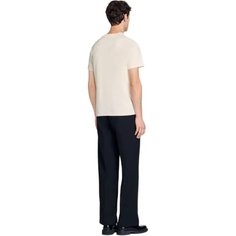 Sandro Logo print Jersey T shirt-1