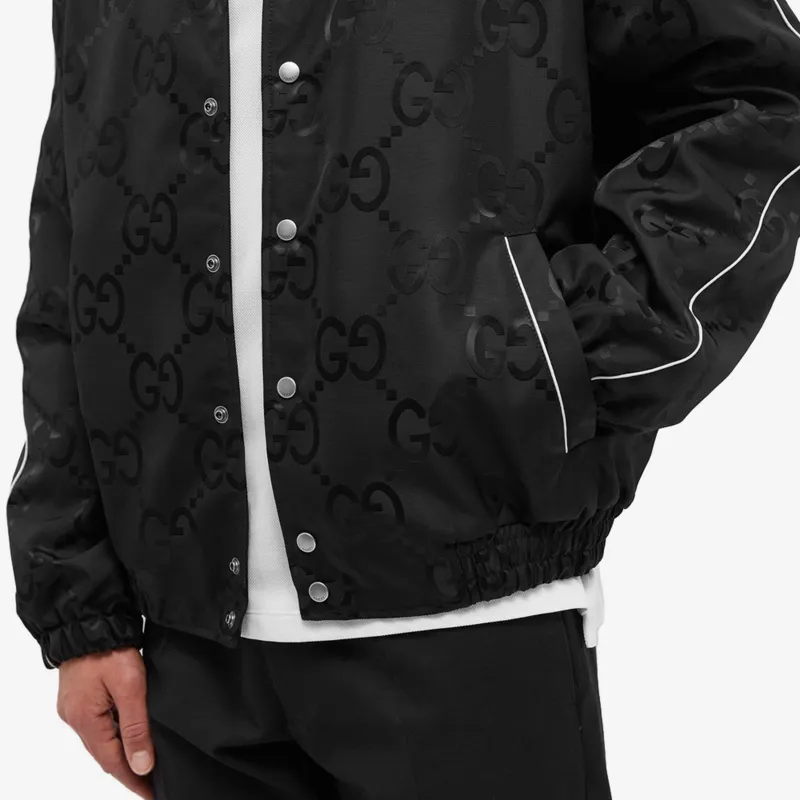 GUCCI Jumbo Gg Nylon Canvas Jacket-4