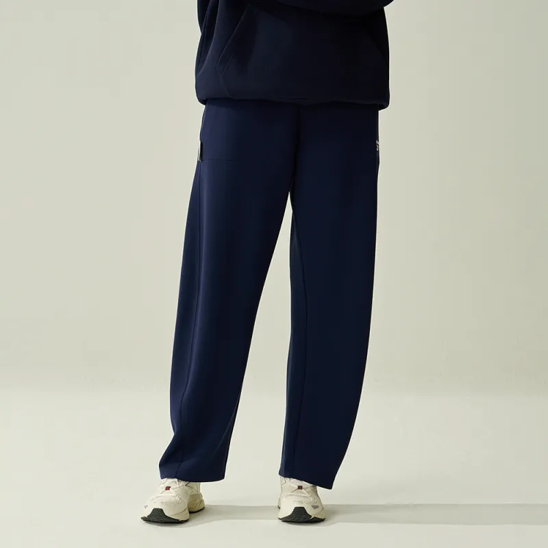 Reebok Knitted Sports Pants Unisex Navy Blue-4