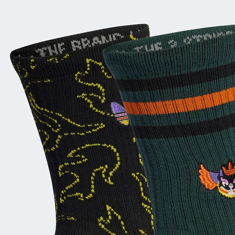 Adidas Mid Calf Socks Unisex Mineral Green-3