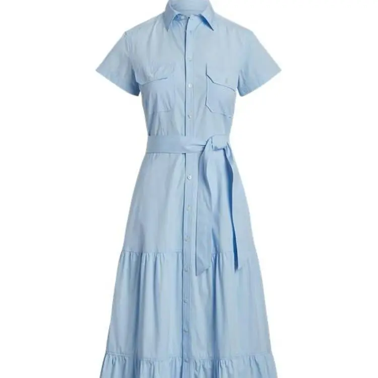 Polo Ralph Lauren Short sleeve Cotton Shirt Dress-3