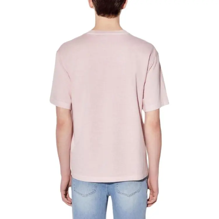 GUESS T Shirts Men Pink-3