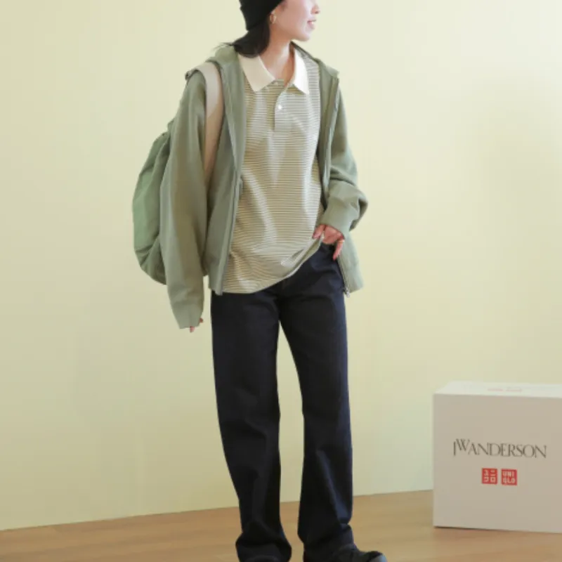 Jw Anderson X UNIQLO Sweatshirts Unisex Green-2
