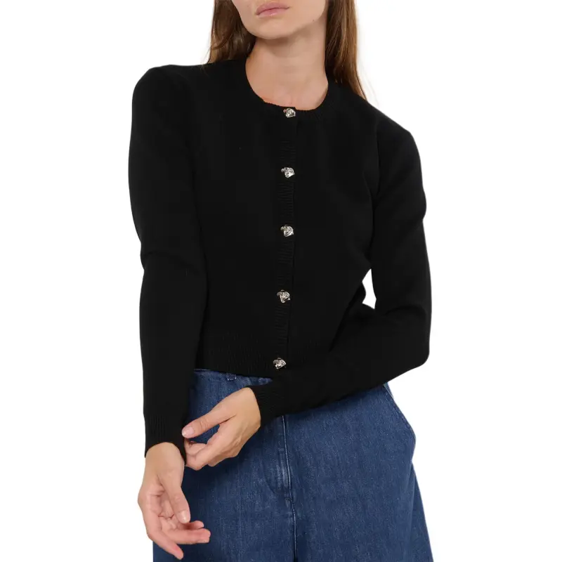 MSGM Cropped Cardigan-2
