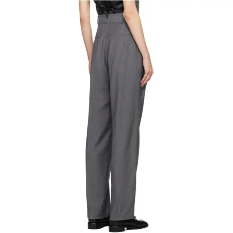 THE FRANKIE SHOP Casual Pants Women's Dark Gray-1