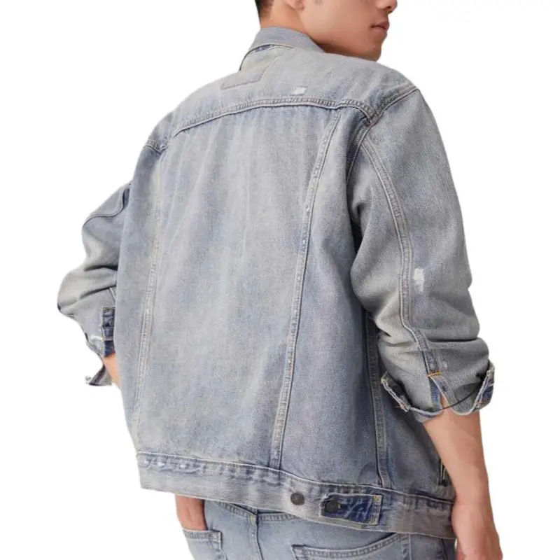 Levis Denim Jackets Men Blue-3