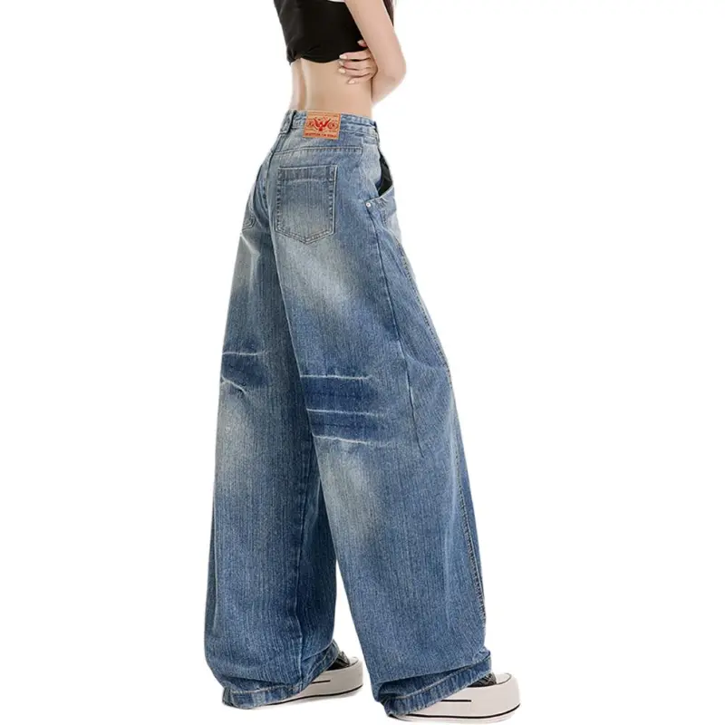 NHZN Jeans Unisex Vintage Blue-4