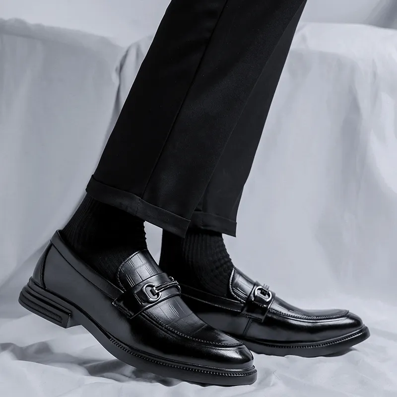 Beidouniao Dress Shoes Men's Black-9
