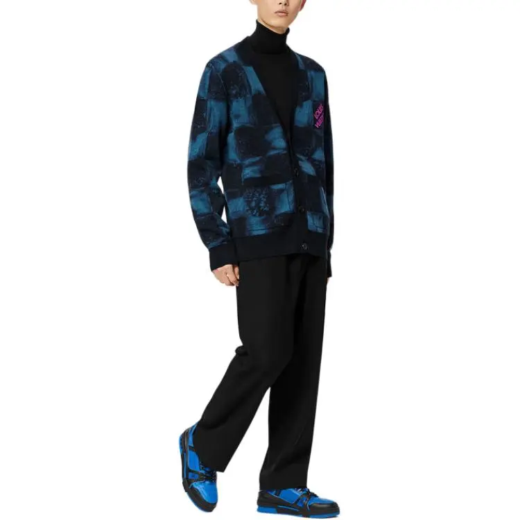 LOUIS VUITTON FW21 Knitwear Men's Blue-2