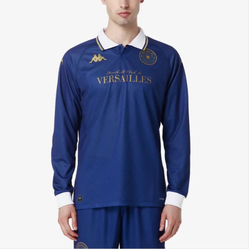 Kappa Soccer Jerseys Men's Blue White Gold-3