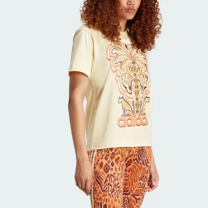 Adidas Free Shipping With AdiClub Adidas X Farm Rio Graphic Tee-3