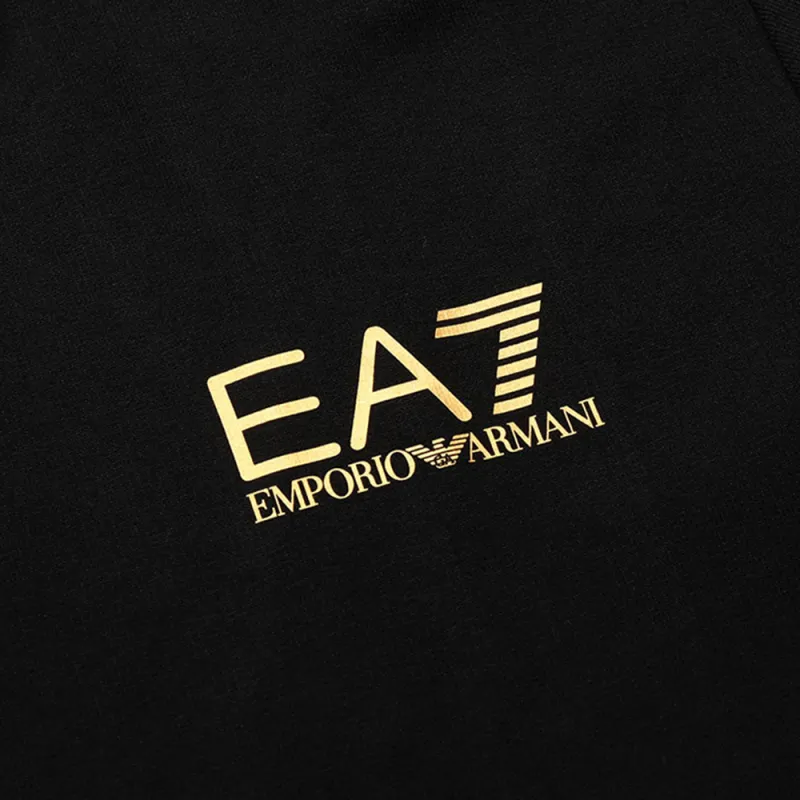 EMPORIO ARMANI EA7 Sweatshirt Men's Black Gold-8