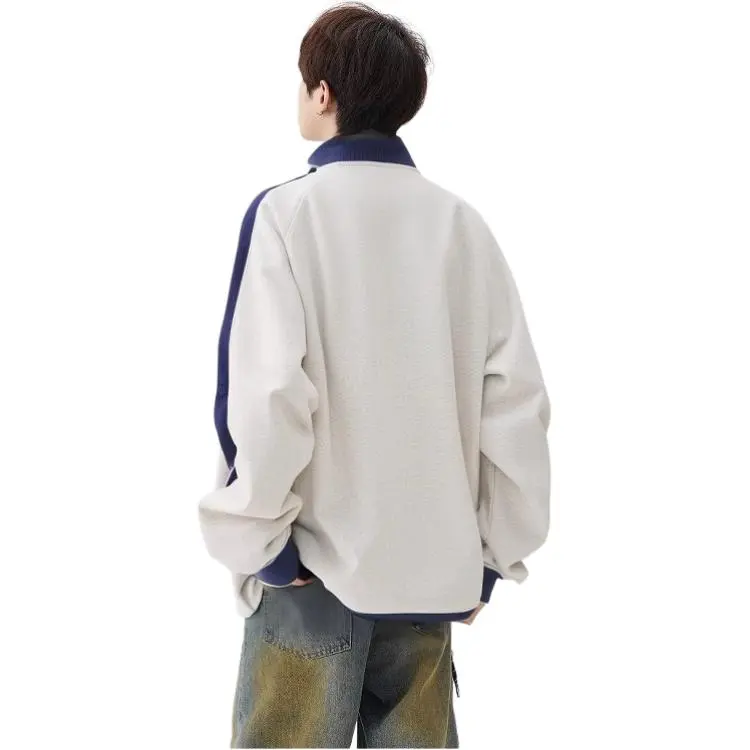 TBSM Jackets Coats Unisex White Heather Gray-2