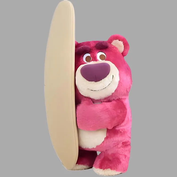 SEGA Toy Story Lotso Surfing Lotso Version A Purple Dolls Plush Doll 28cm High-2