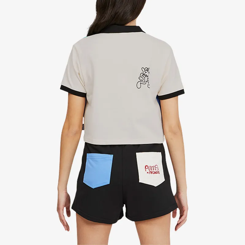 PUMA Polo Shirts Women's Eggnog-3