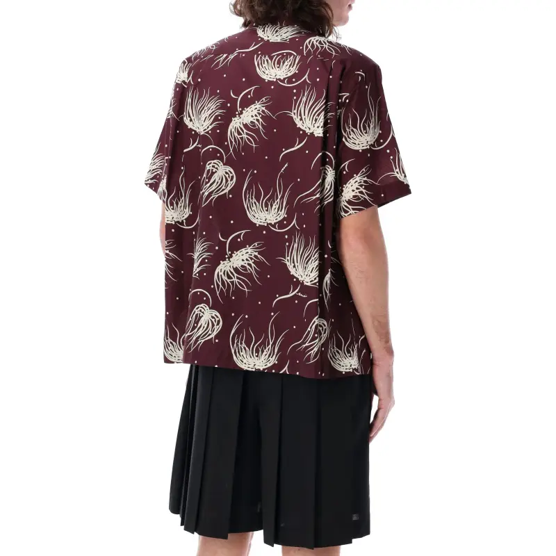 Sacai Floral Printed Bowling Shirt-1