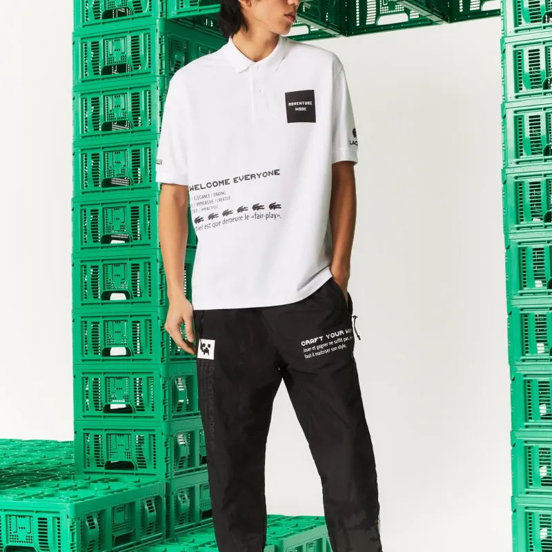 LACOSTE Polo Shirts Men White-4
