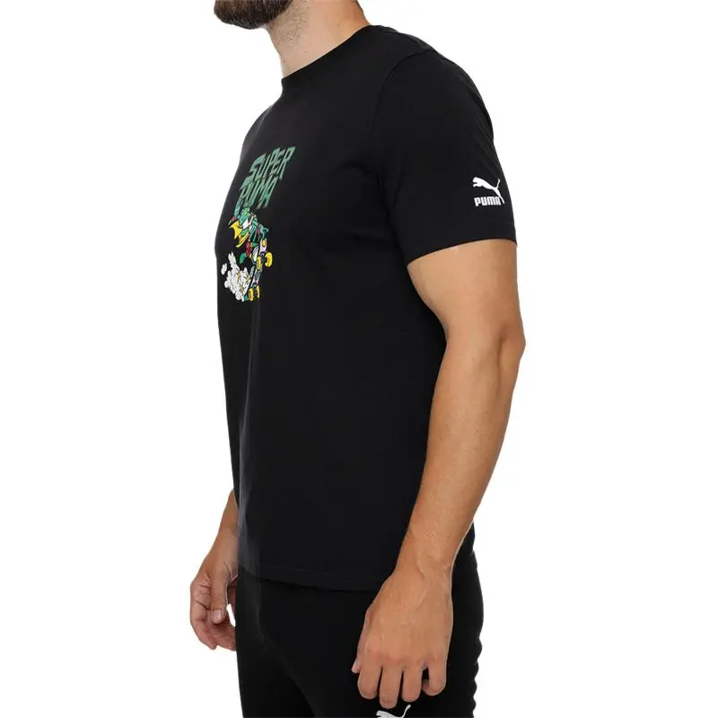 PUMA CLASSICS SUPER T Shirt Men's Black-4