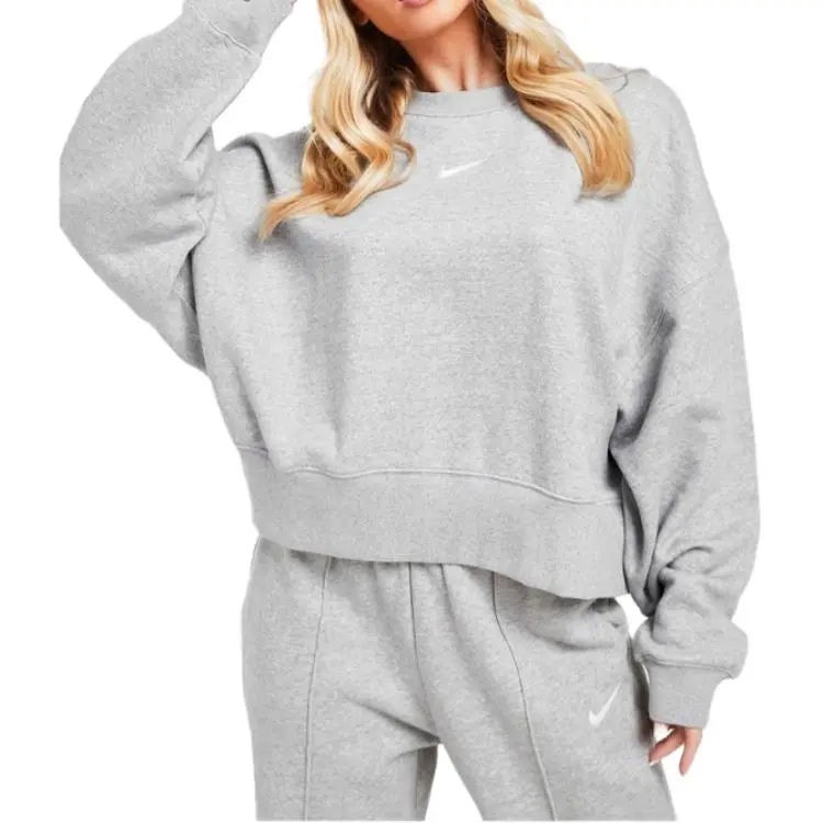 Nike Clothing Sweatshirts Women's Gray-2