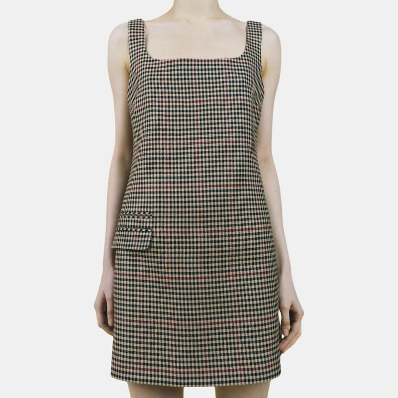 ZARA ZW Series Slip Dresses Women's Beige Brown-2