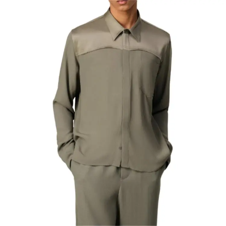AMIPARIS Paris Ami De Coeur Long Sleeved Plain Shirt-4