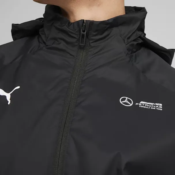 PUMA Mercedes AMG Petronas Motorsport Men's Woven Jacket Jackets & Coats Men's Black-4