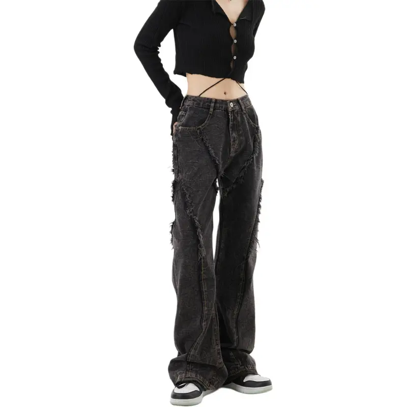 NHZN Jeans Unisex Black-6