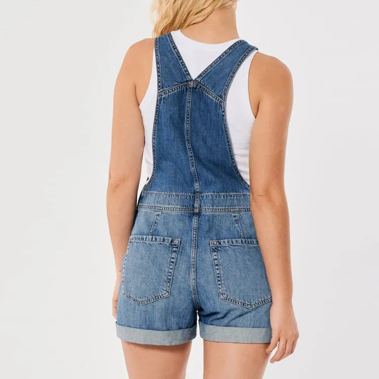 Hollister Denim Shorts Women's Medium Washable-2