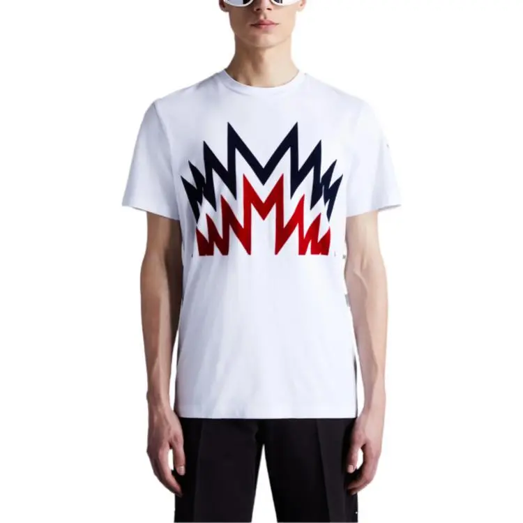 Moncler SS22 T Shirts Men Optical White-2