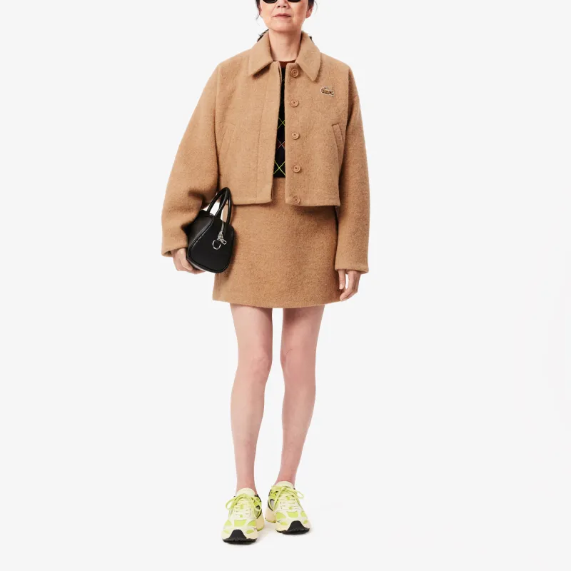 LACOSTE Jackets Coats Women's Beige-3