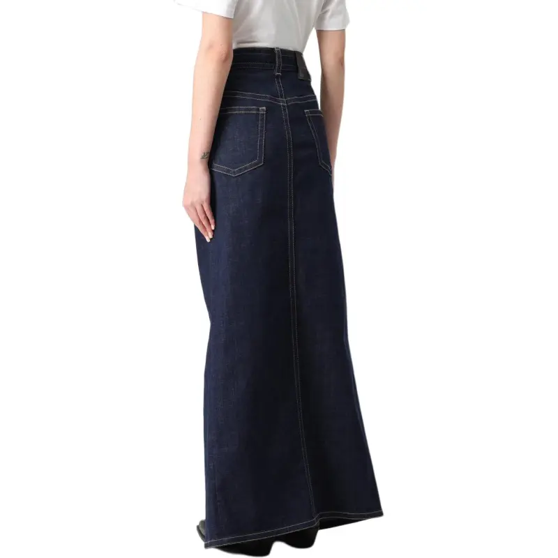 DSQUARED 2 Denim Long Skirt Women's Blue-1