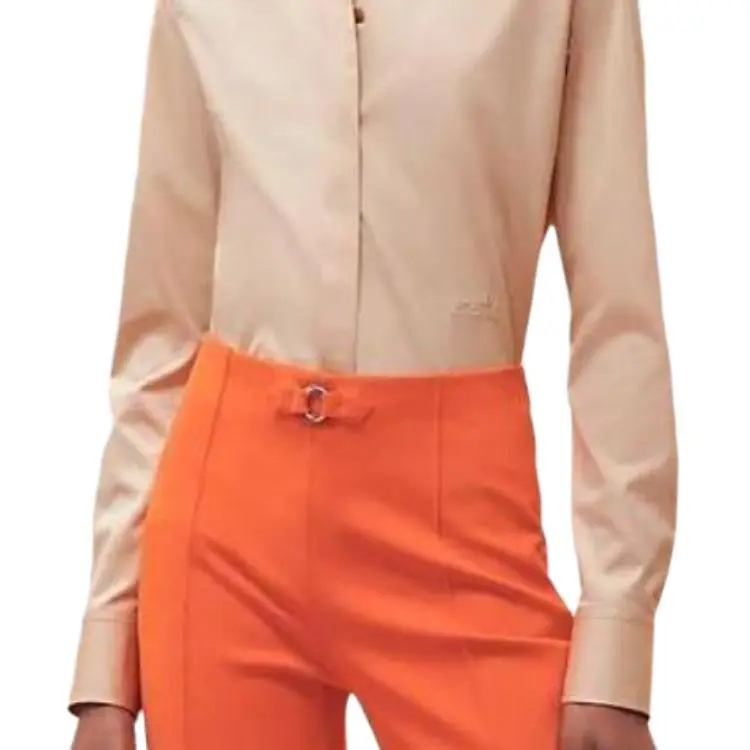 HERMES Shirts Women's Champagne-5