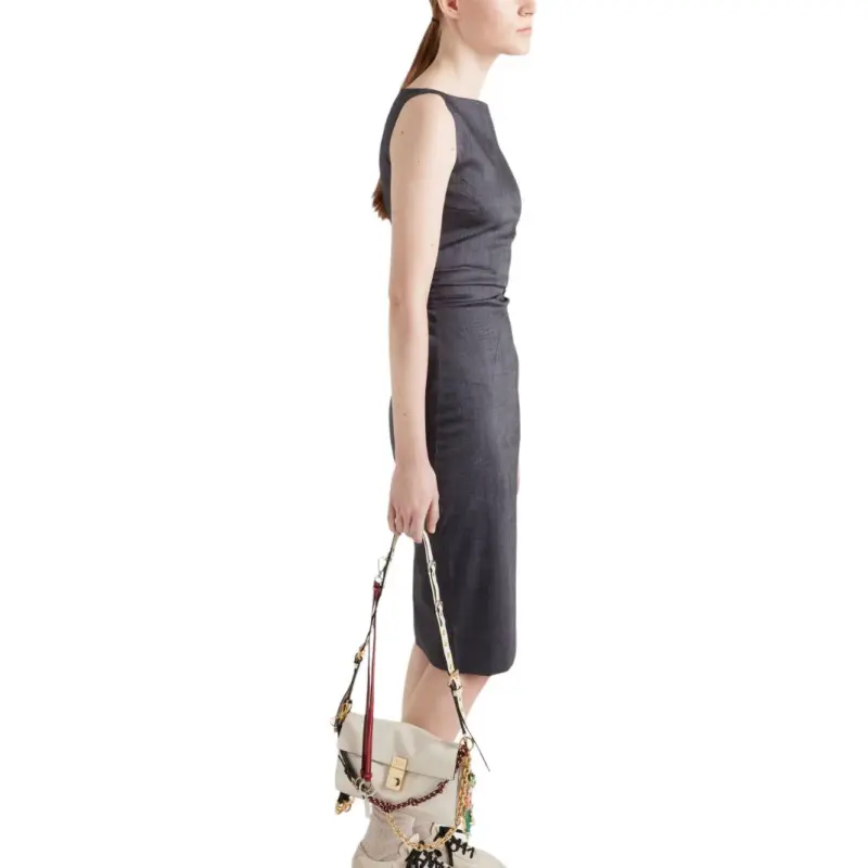 PRADA Stretch Ruched Dress-3