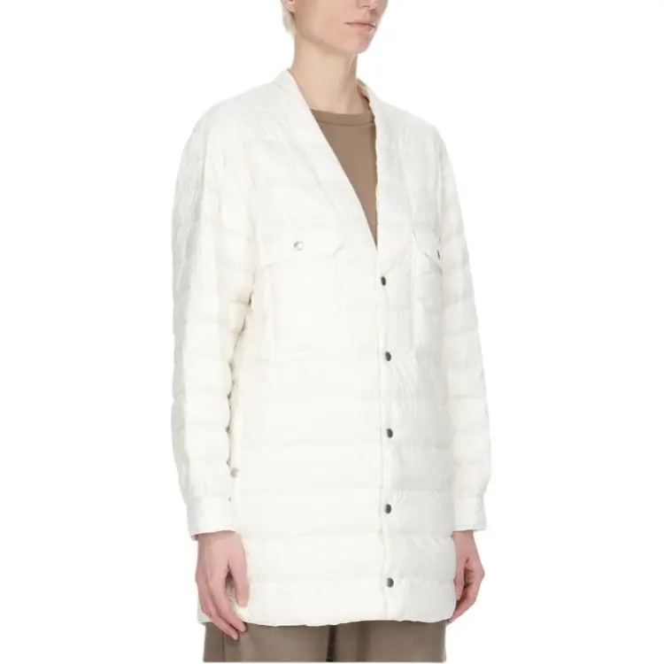 RICK OWENS V Neck Padded Jacket-5