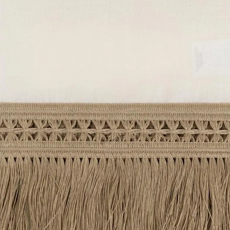 MaxMara Logo Embroidered Fringed Scarf-1