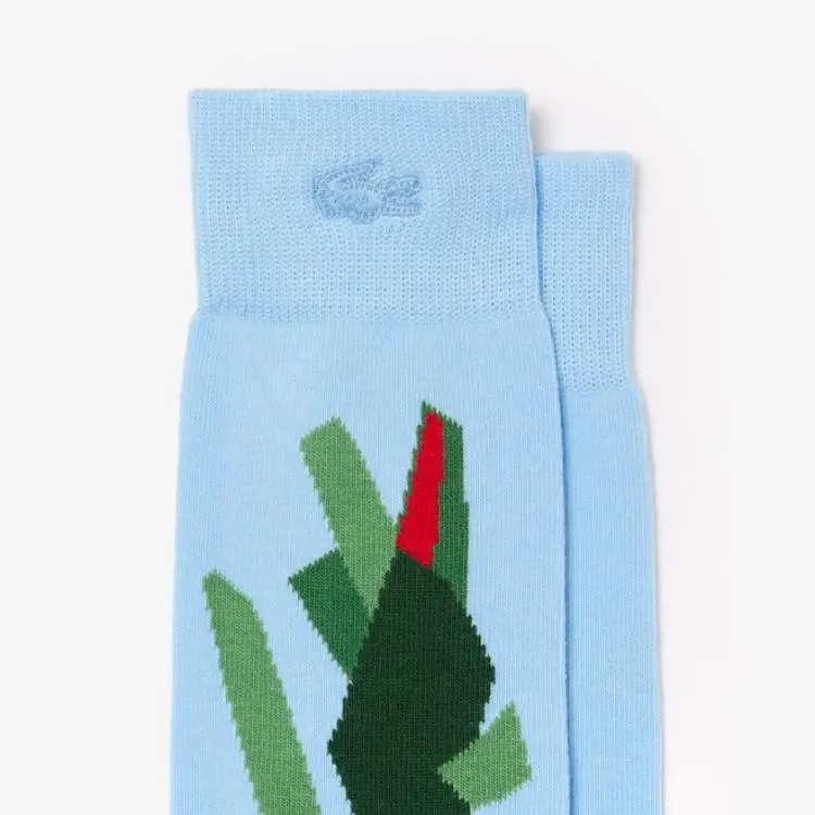LACOSTE Mid Calf Socks Women's 2 Pack-1