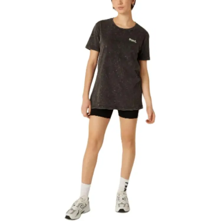 Victoria's Secret T-Shirt Women's Black Base With Multicolor Logo-2