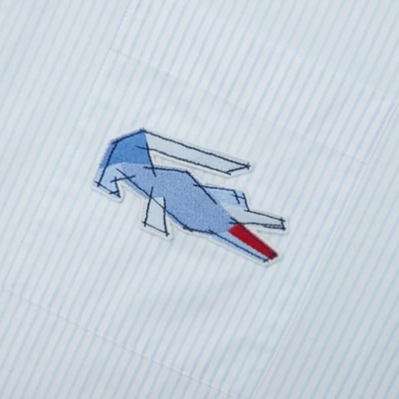 LACOSTE Shirts Men Sky Blue-6