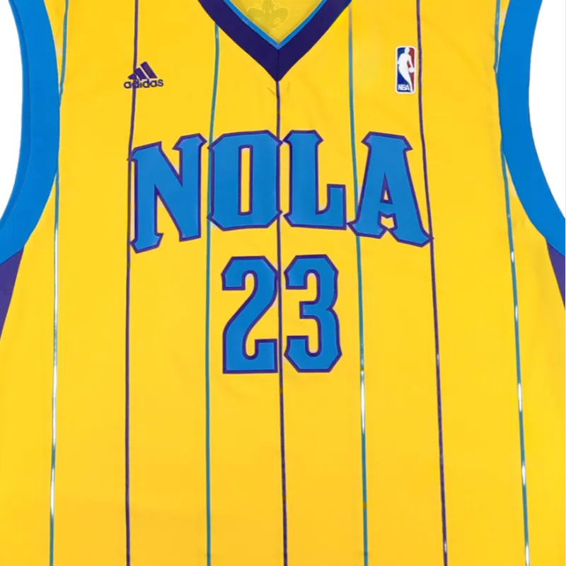Adidas x NBA Davies Basketball Jersey Unisex Yellow-2