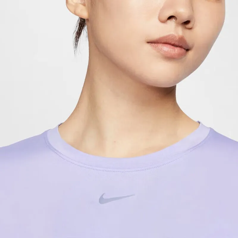 Nike Dri Fit T Shirt Women's Frosty Lilac/Black-3