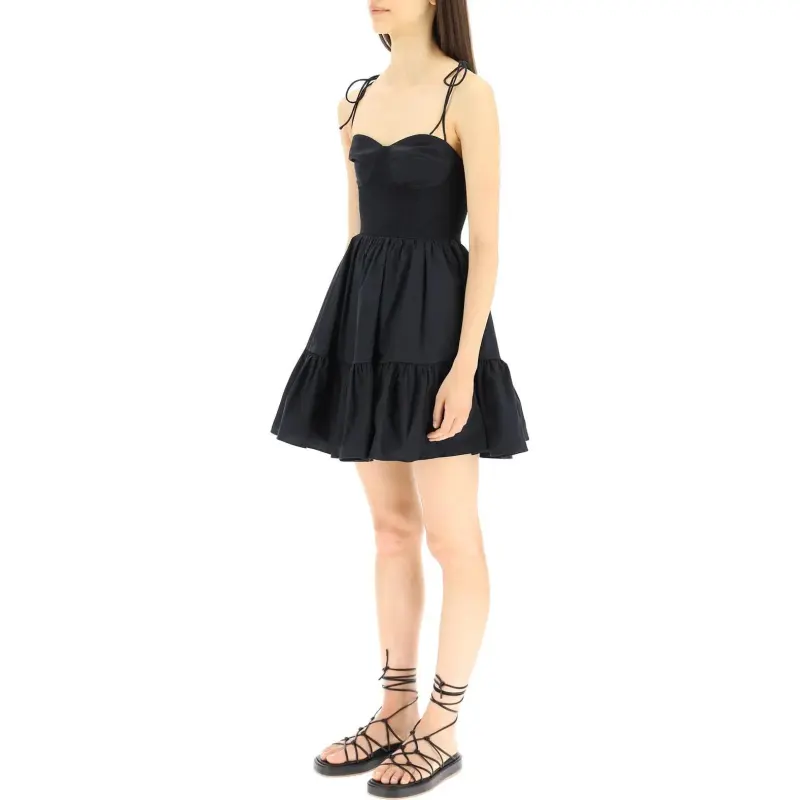 Staud Slip Dresses Women's Black-2