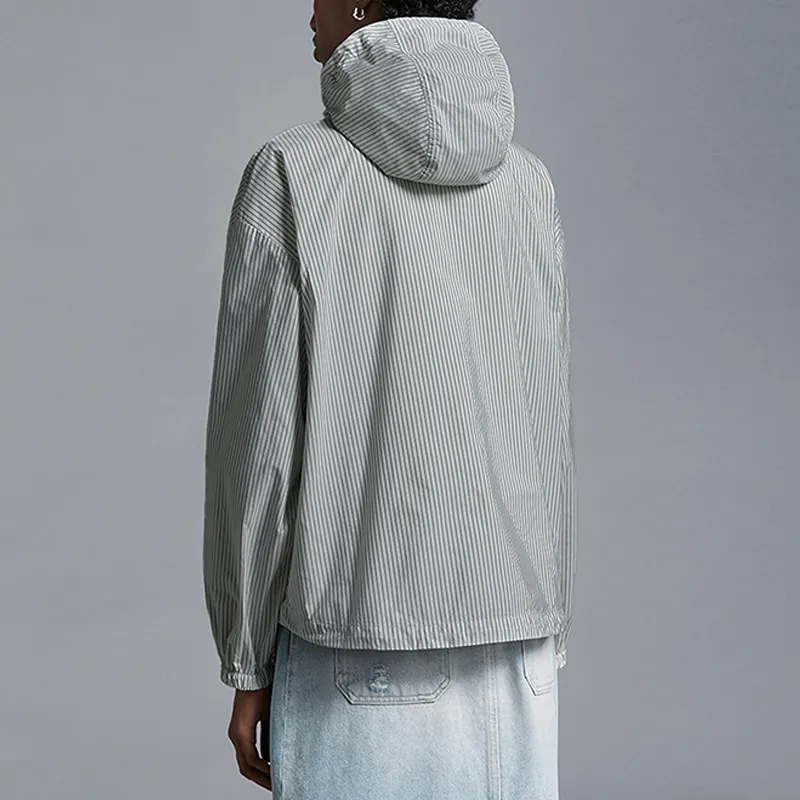 Moncler Jackets Coats Women's White/Green-2